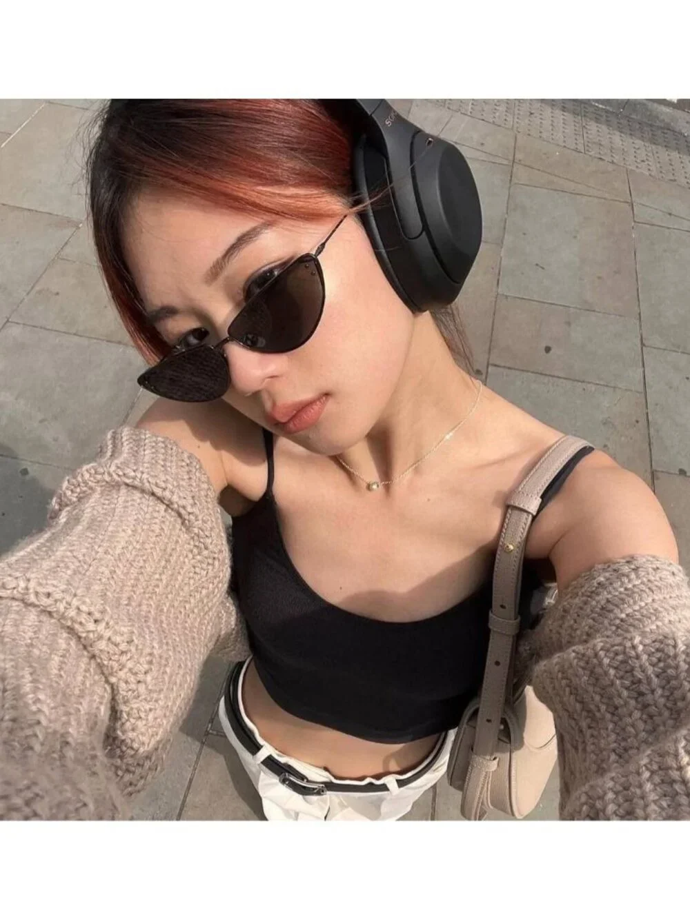 Dior MISSDIOR B1U H4A0 Sunglasses Gunmetal Cat Eye Frame, Grey Lenses